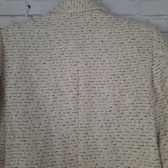 EXPRESS Notch Collar Tweed Boyfriend Blazer - Picture 8 of 16